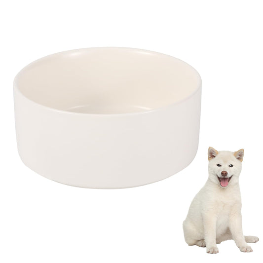 AHX Cuenco De Cerámica para Perros Platos para Perros - Cuencos De Porcelana para Alimentación para Perros - Tazón Pesado para Perros Anti Punta sobre - Cuenco Profundo para Perros A Prueba De Derr