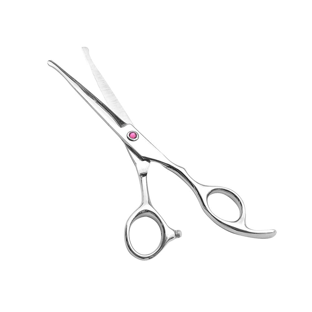 Juego de tijeras de corte de pelo para niños, profesional, 6.5 pulgadas, con cabeza redonda, kit de tijeras de corte de pelo con tijeras de corte, tijeras de adelgazamiento, juego de tijeras de