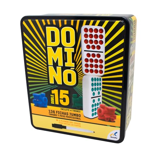 Juego de Mesa Novelty Domino Doble 15 Máxima Calidad Clásico y Tradicional