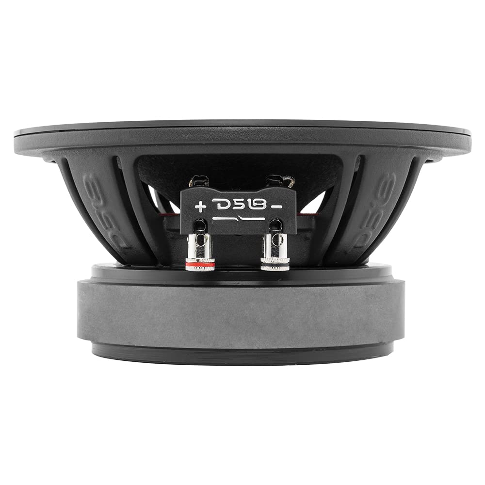 Altavoz de Audio de Coche DS18 PRO-ZXI6M Rojo 6.5 Pulgadas 600 W 8 Ohmios de Alta Calidad para Sistema de Sonido estéreo