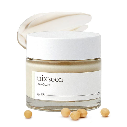 [Mixsoon Bean Cream 1.69 fl oz / 50ml | Soybean Extract & Rich Nutrients for Deep Moisturizing and Pore and Sebum care | Cruelty-free