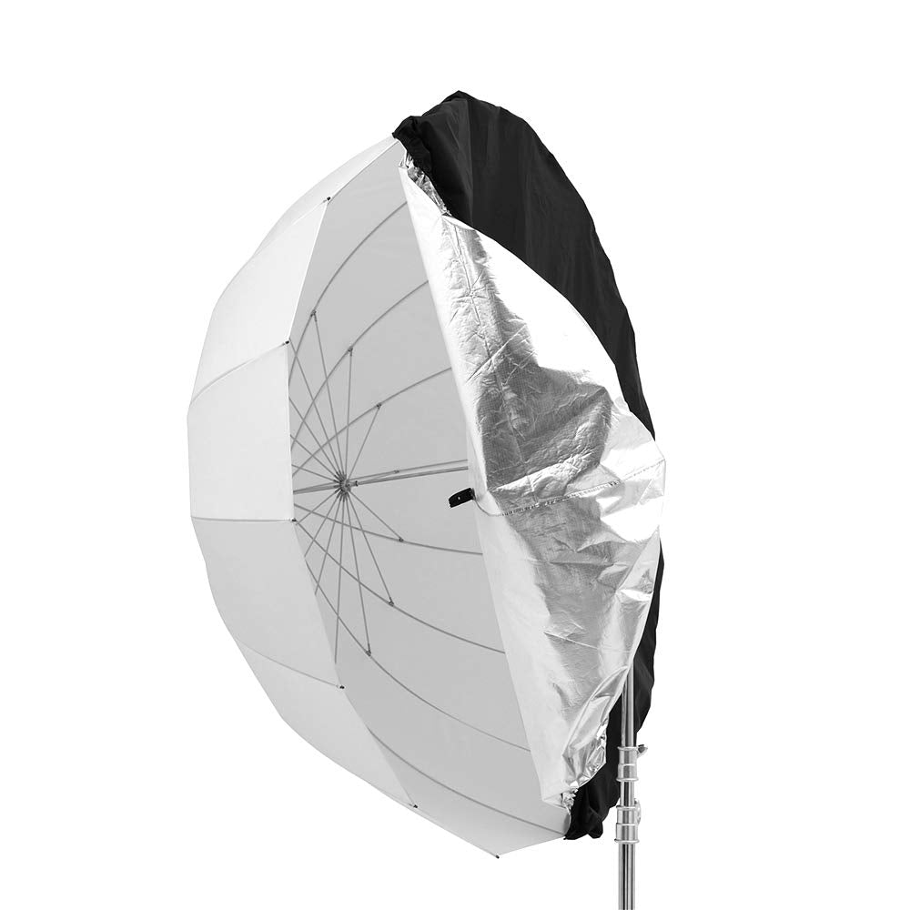 Sombrilla Parabólica Blanca/Transparente 130cm Godox sin Toalla limpiadora
