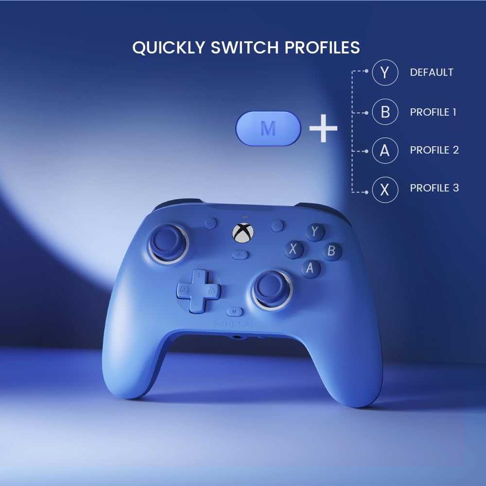 GameSir G7 SE - Controlador con cable para Xbox Series X|S, Xbox One y Windows 10/11, Plug and Play Gaming Gamepad con efecto reverberación joysticks/Hall Trigger, conector de audio de 3,5 mm (azul)