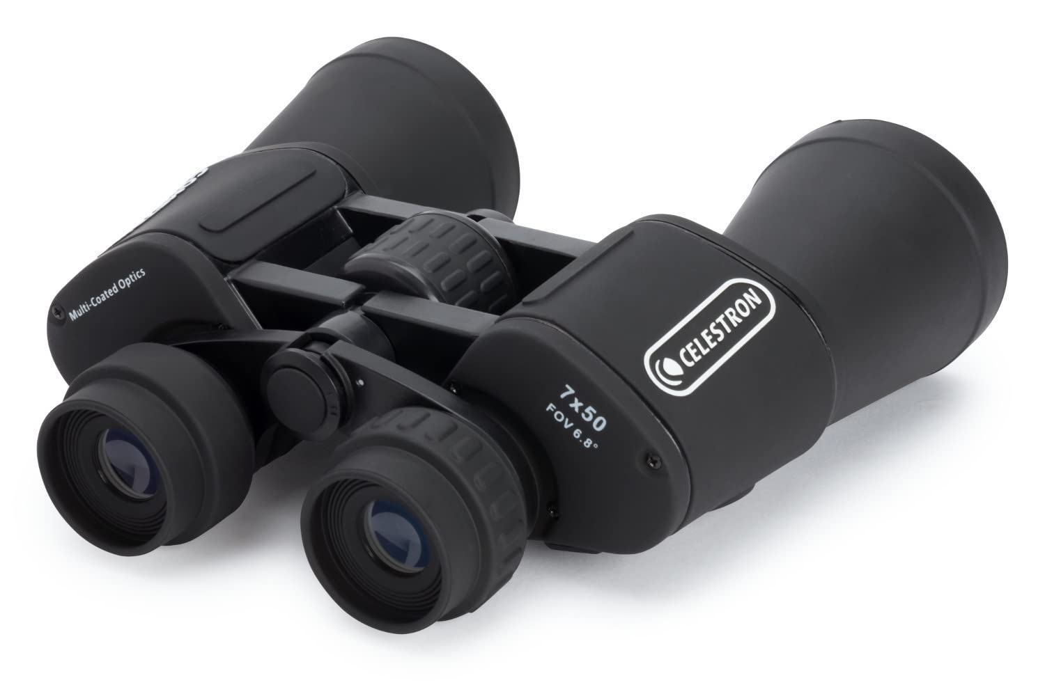 Celestron - Bincoulars Cometron 7x50 - Prismáticos de astronomía para Principiantes - Lentes Objetivos Grandes de 50 mm - Amplio Campo de visión 7 aumentos