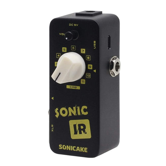 SONICAKE IR Pedal Altavoz Gabinete Simulador de Respuesta de Impulso Pedal Guitarra Bajo Efectos Pedal