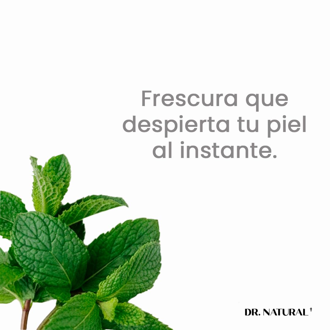 Dr. Natural Jabón de Castilla Líquido para Cuerpo | Natural, Orgánico, Sin Sulfatos y Parabenos | Shampoo y Jabon Facial | Hecho de Plantas, Aceite de Oliva, Coco y Palma, Manteca de Karité y Romero (Hierbabuena)