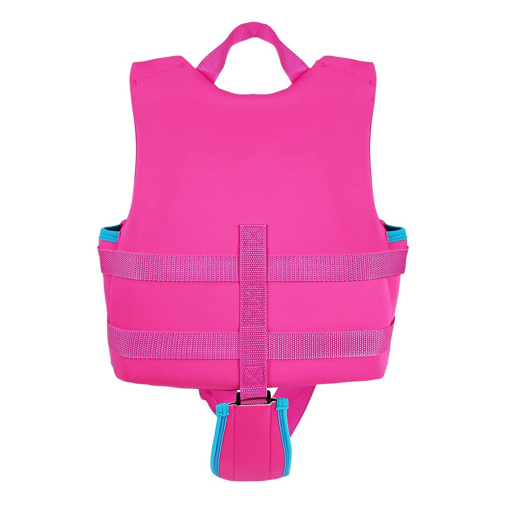 Gogokids - Chaleco de natación para niños pequeños, chamarra flotante para niñas y niños de 20-30-40-50 libras, flotadores de natación con correa de seguridad ajustable Duel, para niños de 2-9 años