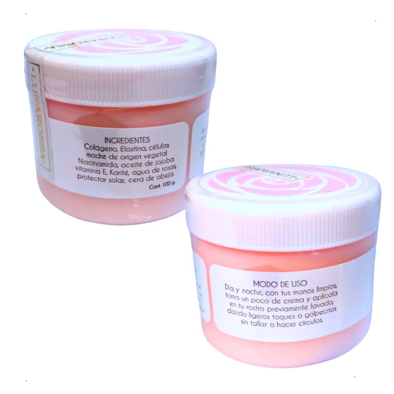 Kit Crema Rosita de Obregón y Jabón Natural Bicarbonato Arroz 100gr Protección Solar 15 con Rosas Colágeno Células Madre + Aclarante