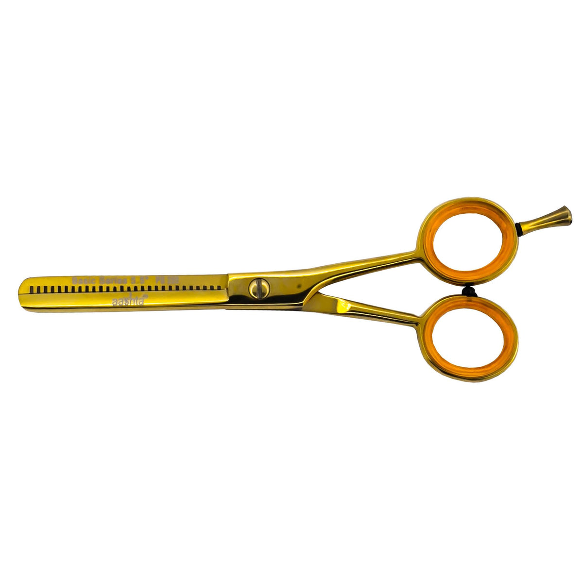 Kit De Tijeras Para Estilista/Barber/Peluquero 5.5" Aashta (dorado)