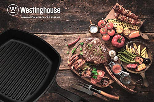 Sartén Grill de Hierro Forjado Westinghouse 24 cm Negro