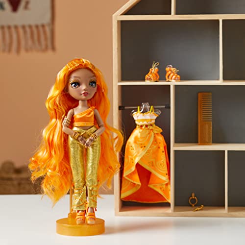 Muñeca de Moda Rainbow High Meena Fleur Oro azafrán Coleccionable para Niños