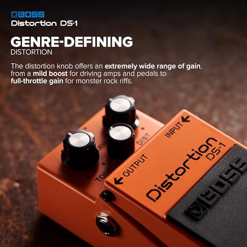 Pedal BOSS DS-1 Naranja Distorsión