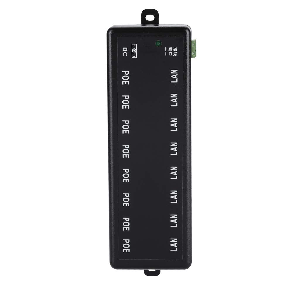 Adaptador POE, 8 Interfaces Adaptador POE Pasivo Alimentación a Través de Ethernet Módulo de Fuente de Alimentación POE Inyector (dc12v-48v)