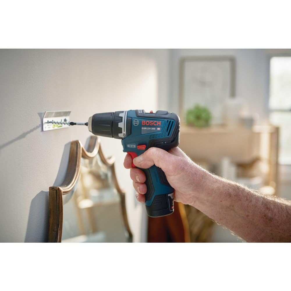 BOSCH Kit combinado sin escobillas de 12 V Max con 2 herramientas con 3/8 pulgadas. Taladro/destornillador, 1/4 pulgadas. driver de impacto hexagonal y (2) baterías de 2 Ah (GXL12V-220B22)