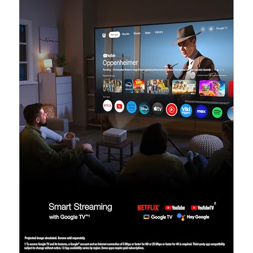 Proyector Láser Inteligente Epson EpiqVision Mini EF21 Rosa con Google TV y Altavoces Estéreo
