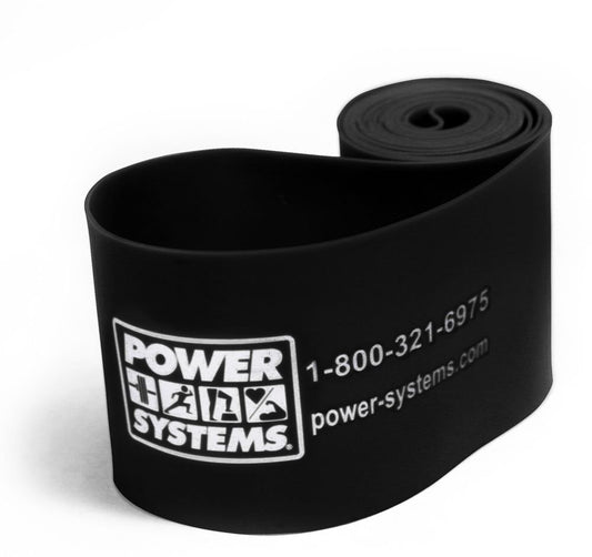 Banda de Resistencia Power Systems Negro Extra Pesada