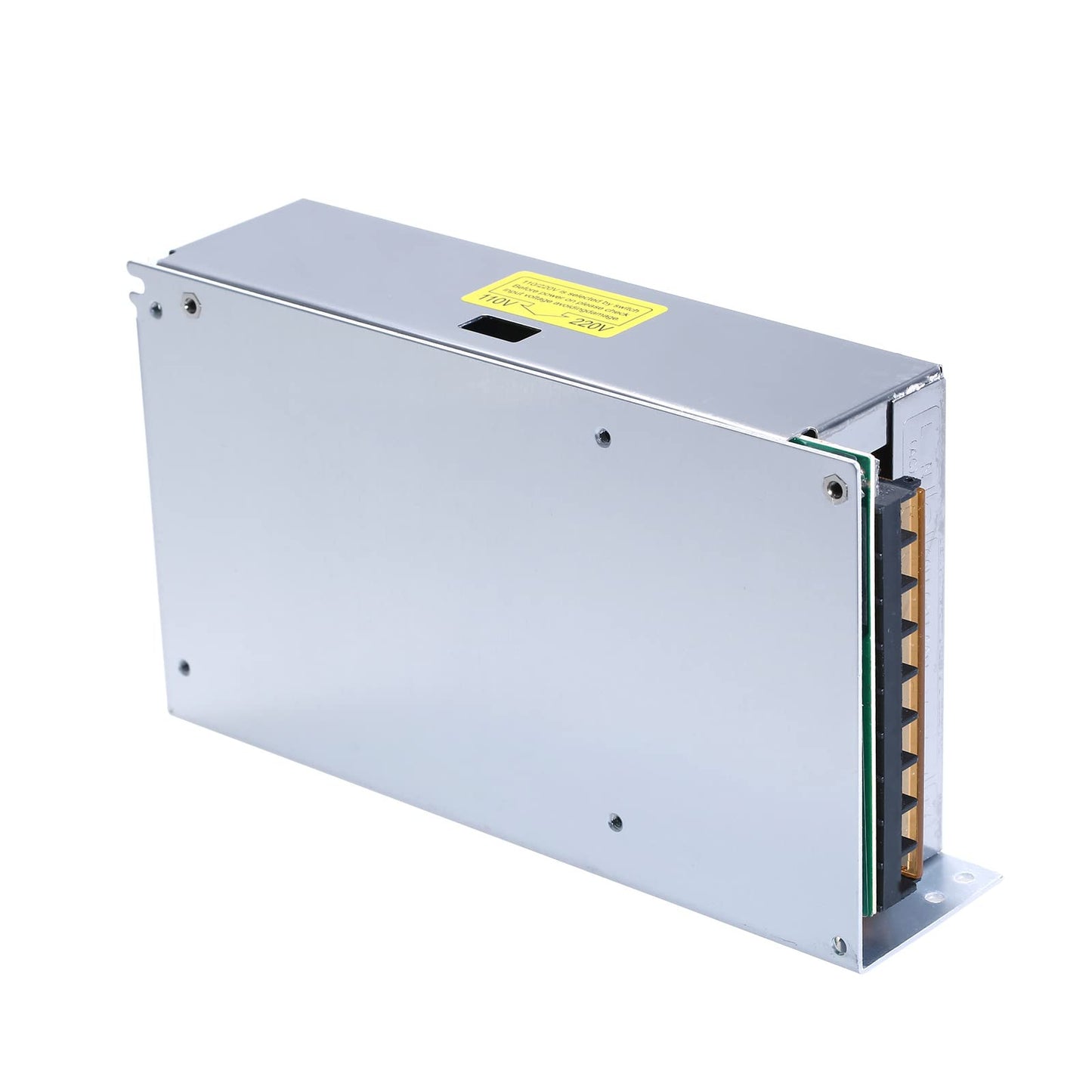 Yasoca - Fuente de alimentación de 12 V 20 A, adaptador universal de transformador de conmutación regulado para tira de luces LED, cámara CCTV y proyecto de computadora con convertidor de CA 110-240 V