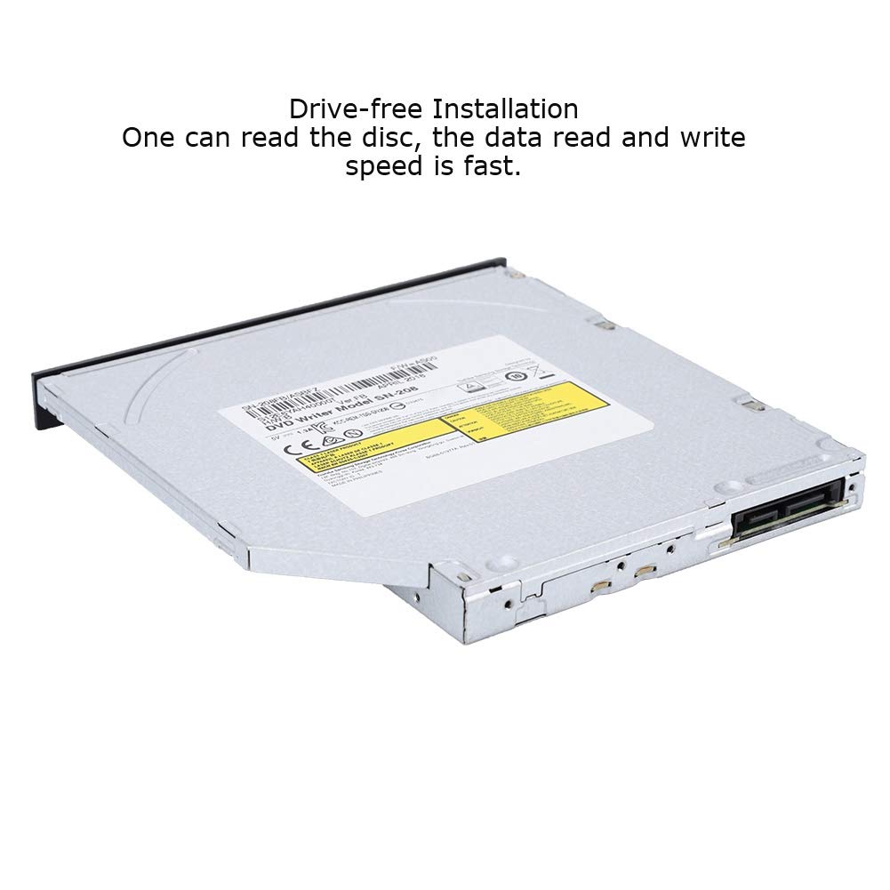 Grabadora de DVD-RW Interna ultradelgada, grabadora de Unidad de DVD/CD Slim portátil para computadora portátil