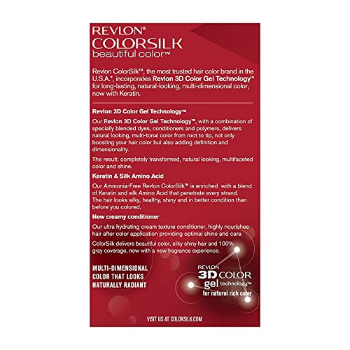 Revlon ColorSilk Beautiful Color, Soft Black [11] 1 ea (Pack of 3)