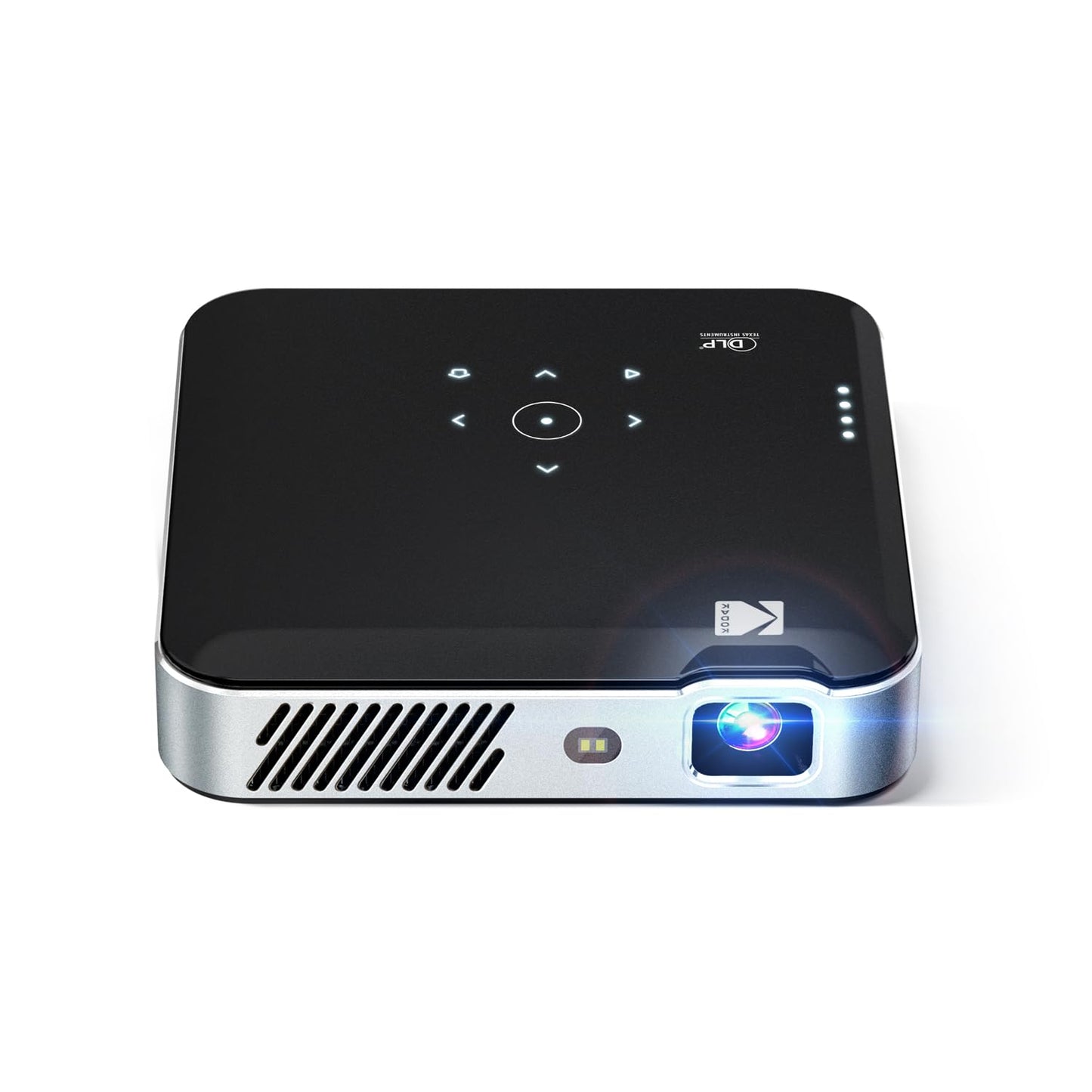 Kodak Luma 500 Mini proyector | Proyector portátil Full HD de 1080p para exteriores con Wi-Fi, Bluetooth, HDMI y USB | Google TV 11.0 OS, certificado Netflix, Chromecast integrado, negro, 152