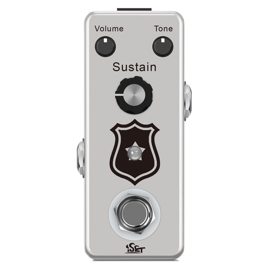 Pedal de Efectos ISET Fuzz eléctrico True Bypass para Guitarra y Bajo