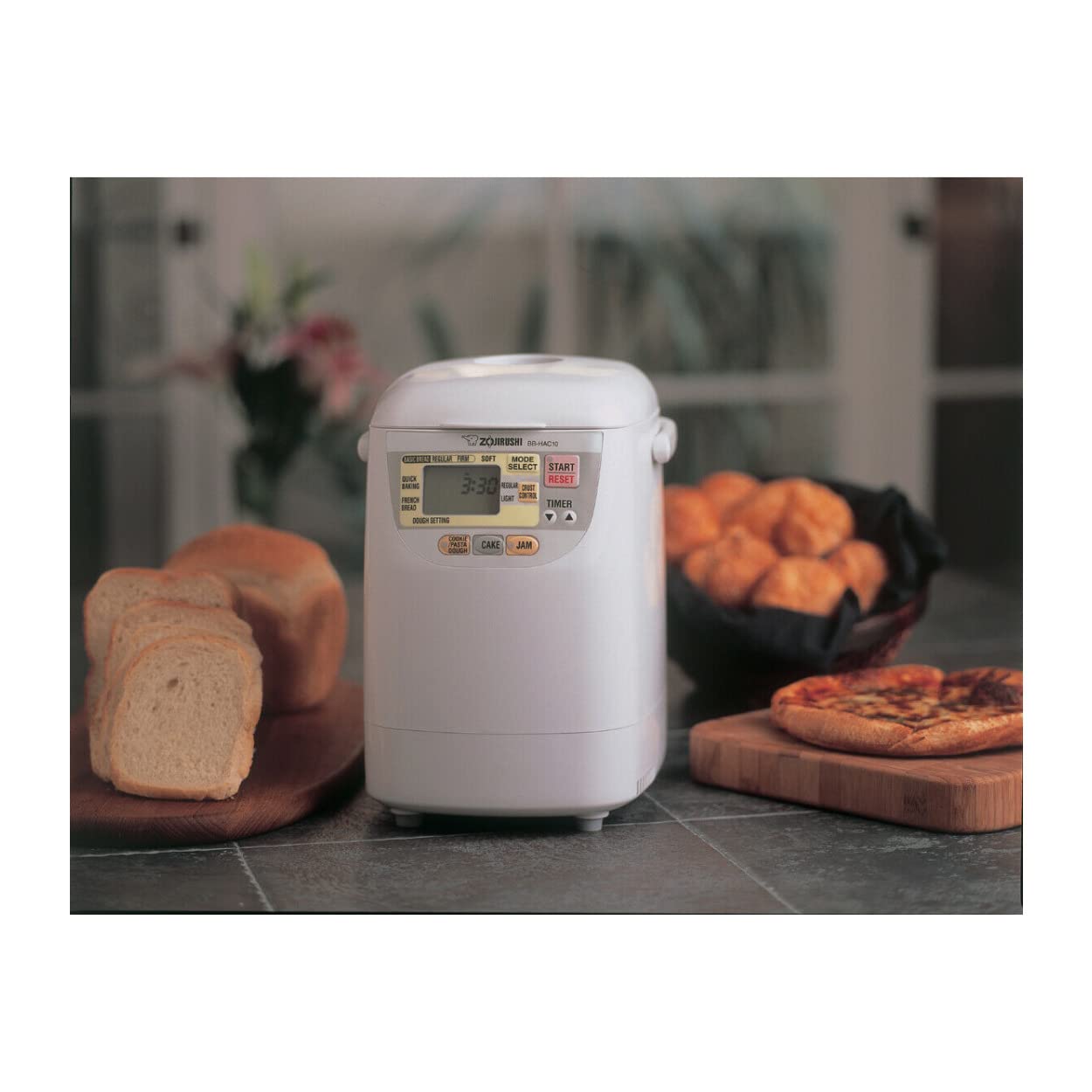 Panificadora Zojirushi BB-HAC10 Blanco Programable Mini 1 Libra