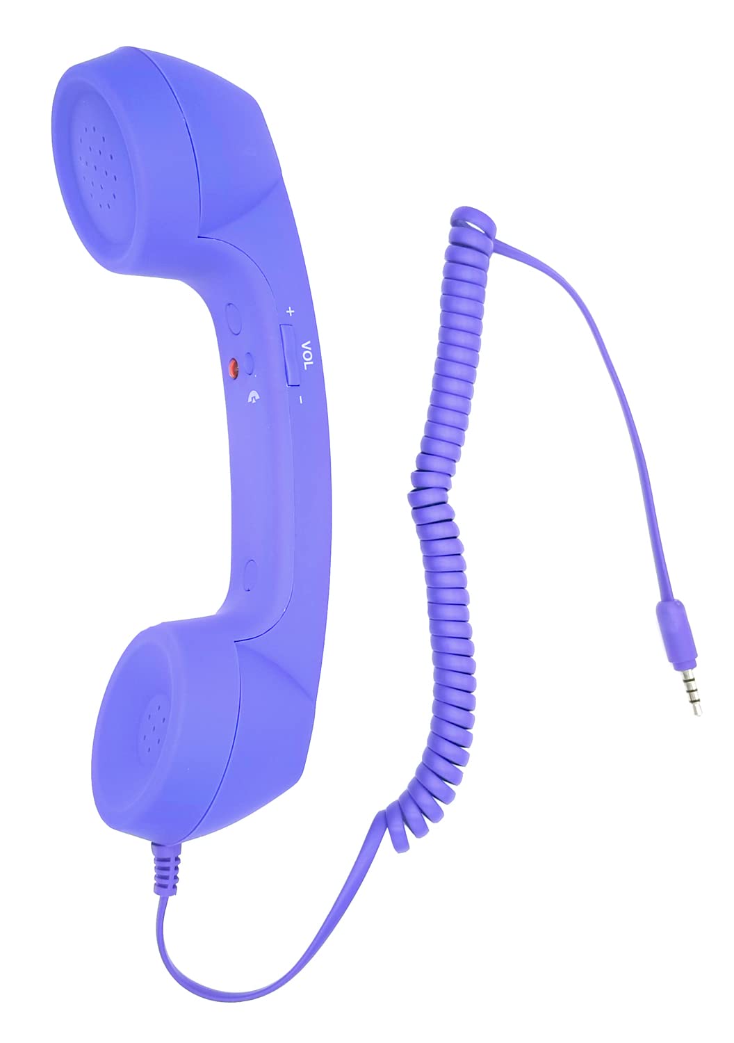 Altavoz Retro YTYKINOY Púrpura de 3,5 mm para Teléfonos Celulares y Micrófono para iPhone, iPad y Smartphones