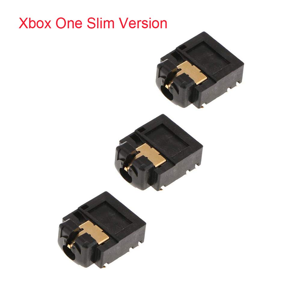 Conector de Auriculares Onyehn 3,5 mm para Mando Inalámbrico Xbox ONE S Modelo 1708 Repuesto Paquete de 8