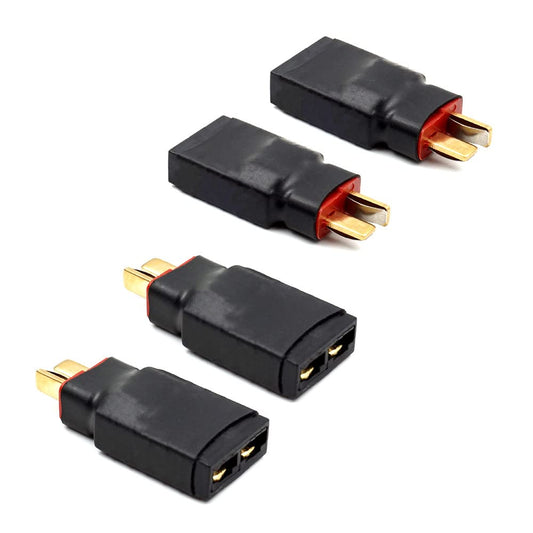 Adaptador de conector macho Deans T, compatible con convertidor inalámbrico TRX, para cargador de batería RC