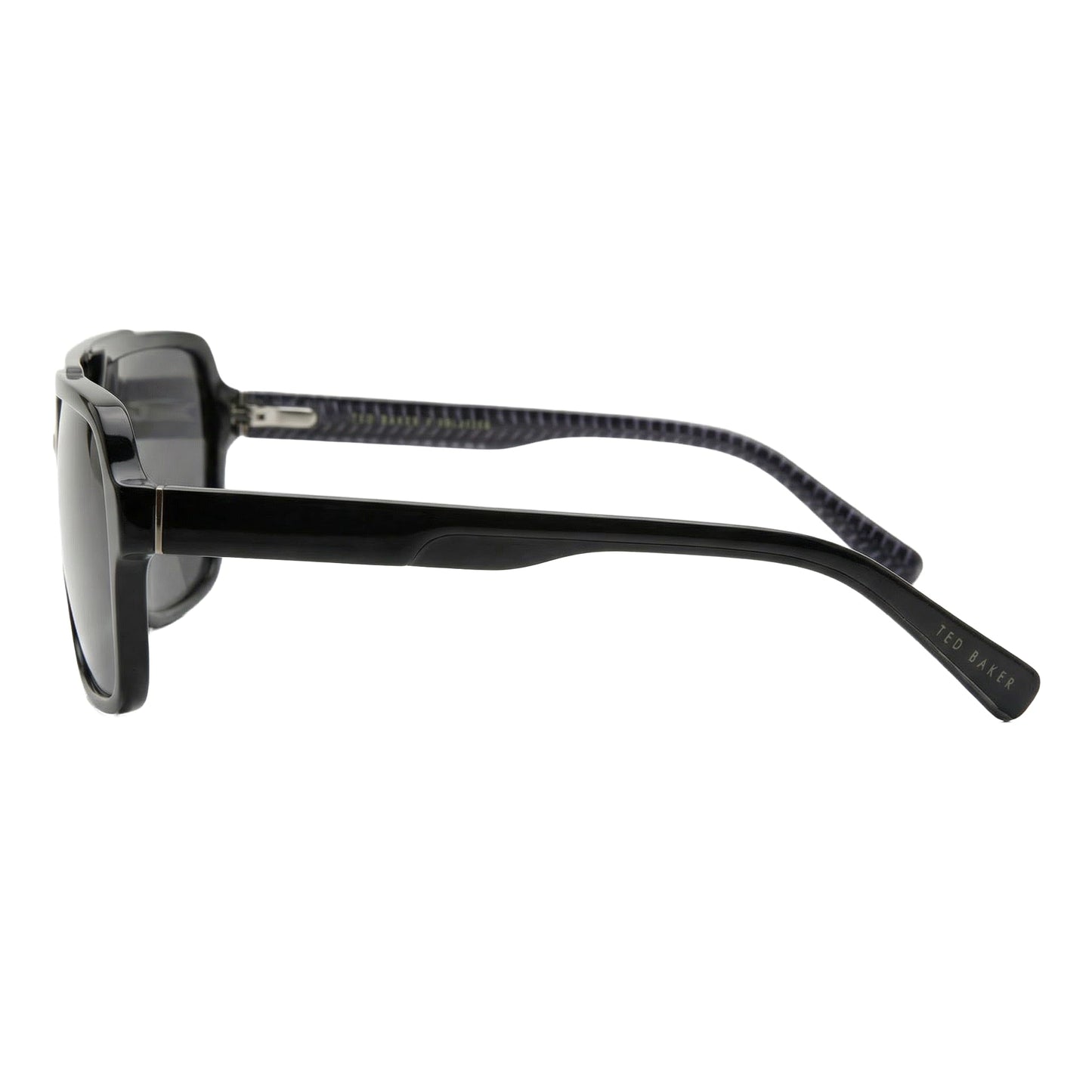 Ted Baker Gafas de sol polarizadas Navigator para hombre TMS156, protección UV400, 59 mm, negro mate.