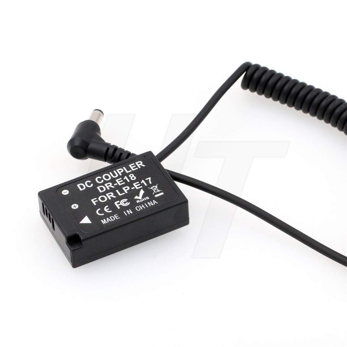 HangTon DR-E18 acoplador DC batería falsa para LP-E17 Canon RP R50 R100 R10 R8 800D 760D /Rebel T7i T6s T6i 8000D KISS X8i DSLR Cámara