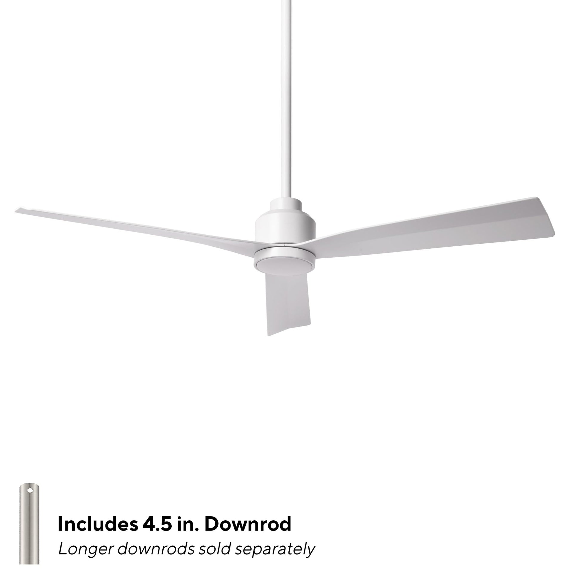 Ventilador de Techo Inteligente WAC Smart Fans Blanco Mate con Control Remoto para Interiores y Exteriores