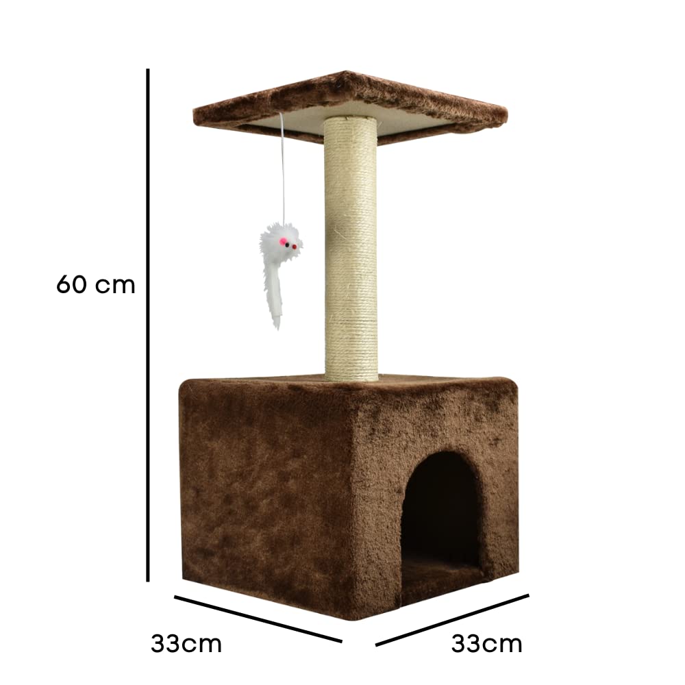 Fancy Pets Mueble con Juguetes para Gato de 60 Centímetros de Altura