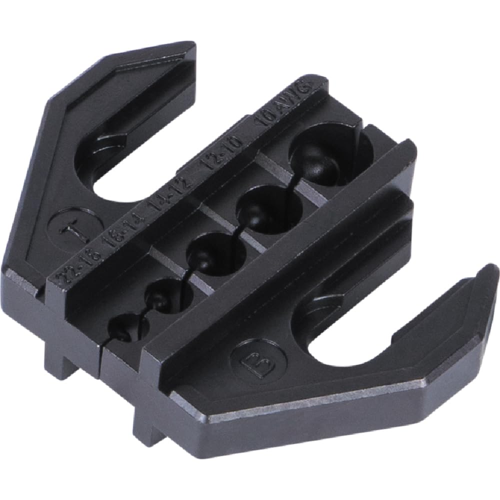 Klein Tools 3006CR Herramienta de crimpado para terminales no aislados, crimpadora de carraca, alambre de cobre trenzado de 10 a 22 AWG, ciclo completo, 5 cavidades