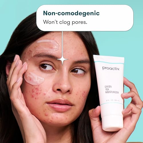 Proactiv Hidratante de té verde y ácido hiularónico para piel seca, hidratante facial para piel grasa, piel seca y piel propensa al acné – 3 onzas