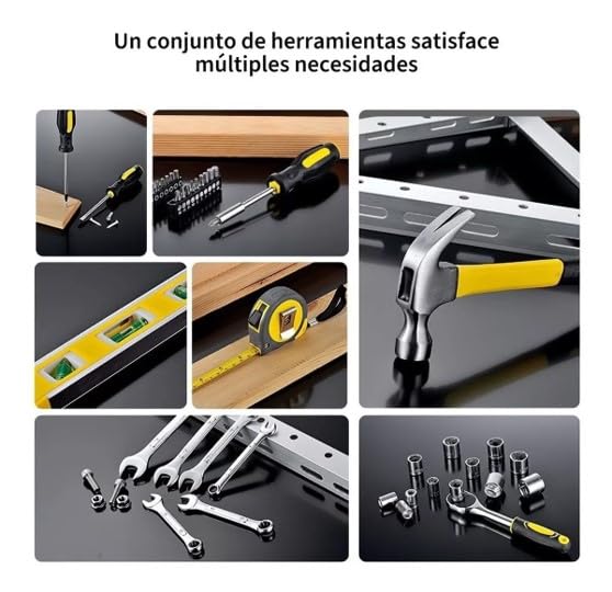 BSD MY HOMEX Juego Kit De Herramientas Domesticas, Caja xon 108 Piezas, herramientas Manual de Reparación General