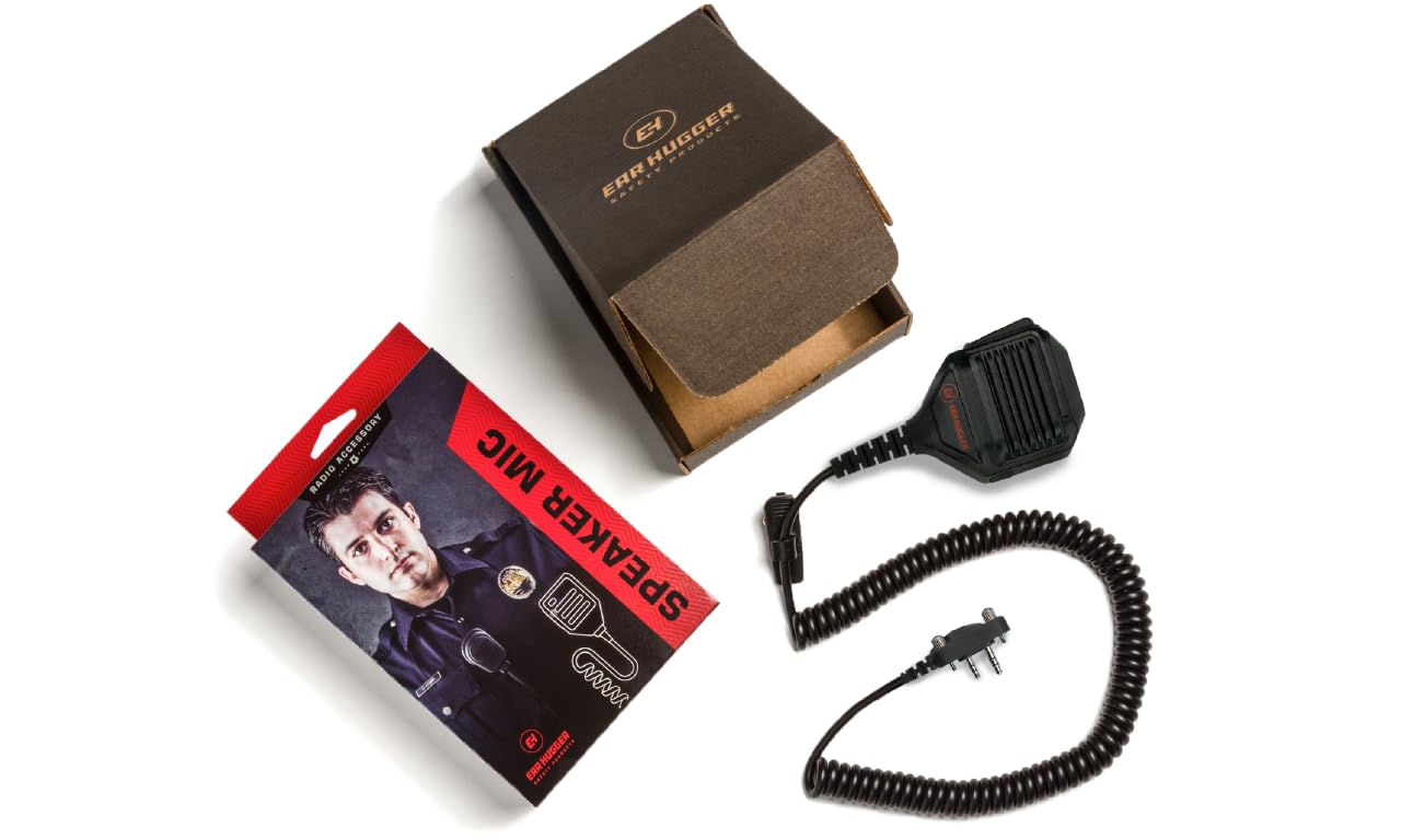 Micrófono de Altavoz EarHugger HD iCOM para Radio Comunicación
