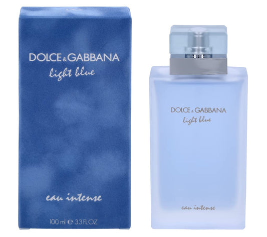 D & G Light Blue Eau Intense By Dolce & Gabbana For Women Eau De Parfum Spray 3.3 oz