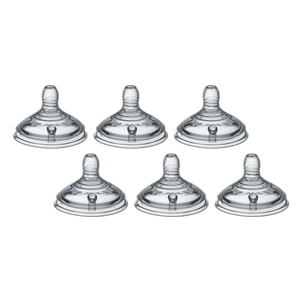 Chupetes Para Biberón Tommee Tippee Natural Start Medianos de Silicona Anticólicos para Bebé