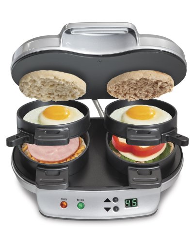Hamilton Beach Sandwichera para el desayuno doble