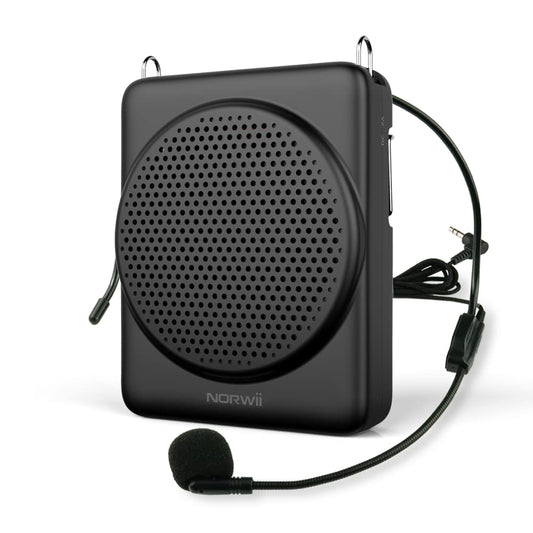 Amplificador de Voz NORWII Negro con Carga Rápida y 30 Horas de Reproducción