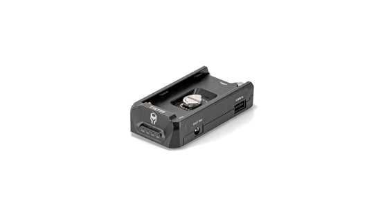 Tilta F970 - Placa de batería V2 - Negro | Universal | Anti rotación | Accesorios de alimentación | USB-C de doble dirección | Indicador de batería | TA-BTP2-F970-B