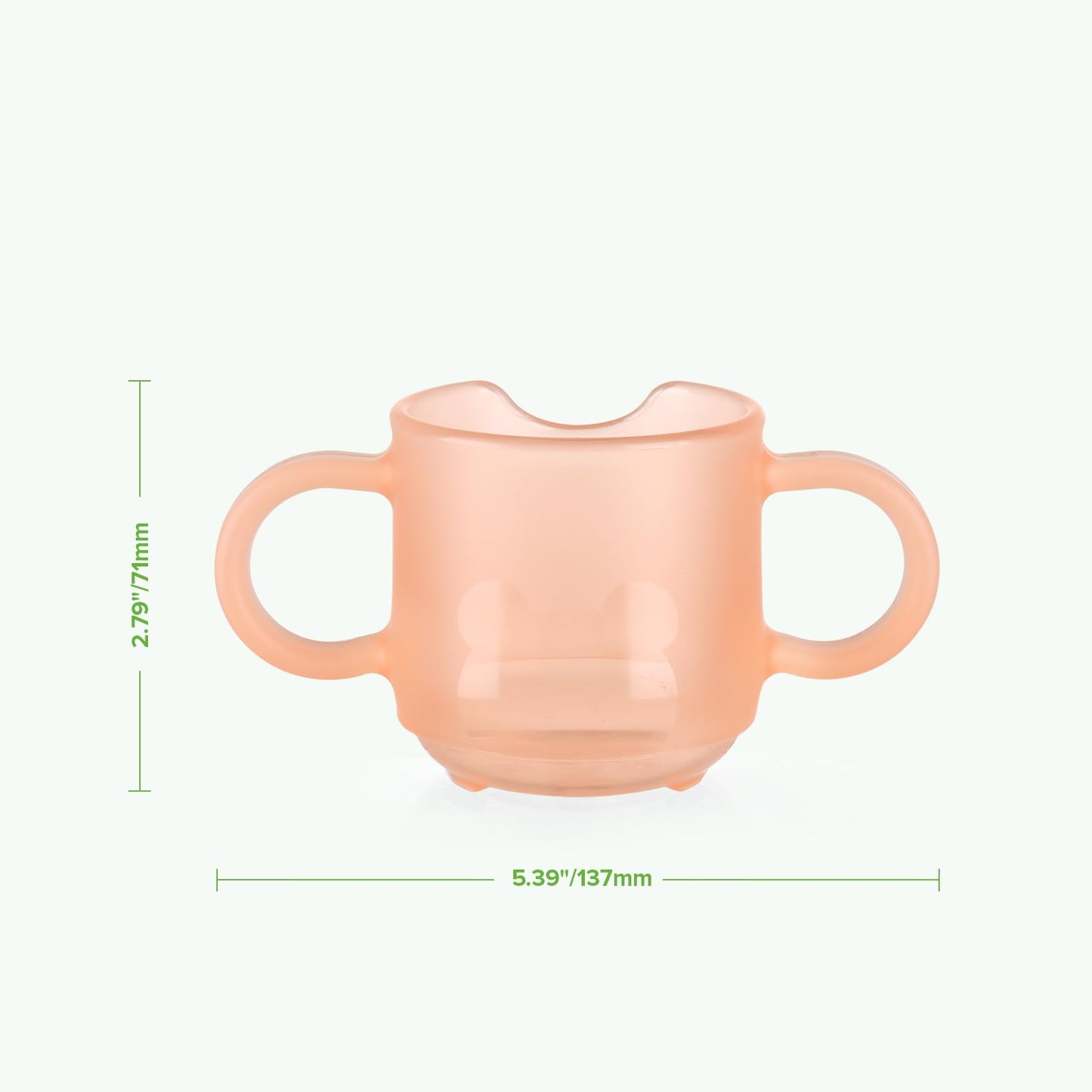 Taza de entrenamiento de silicona para bebé de haakaa, taza abierta de aprendizaje para niños pequeños de 6 meses en adelante, a prueba de caídas y libre de BPA, 5 onzas