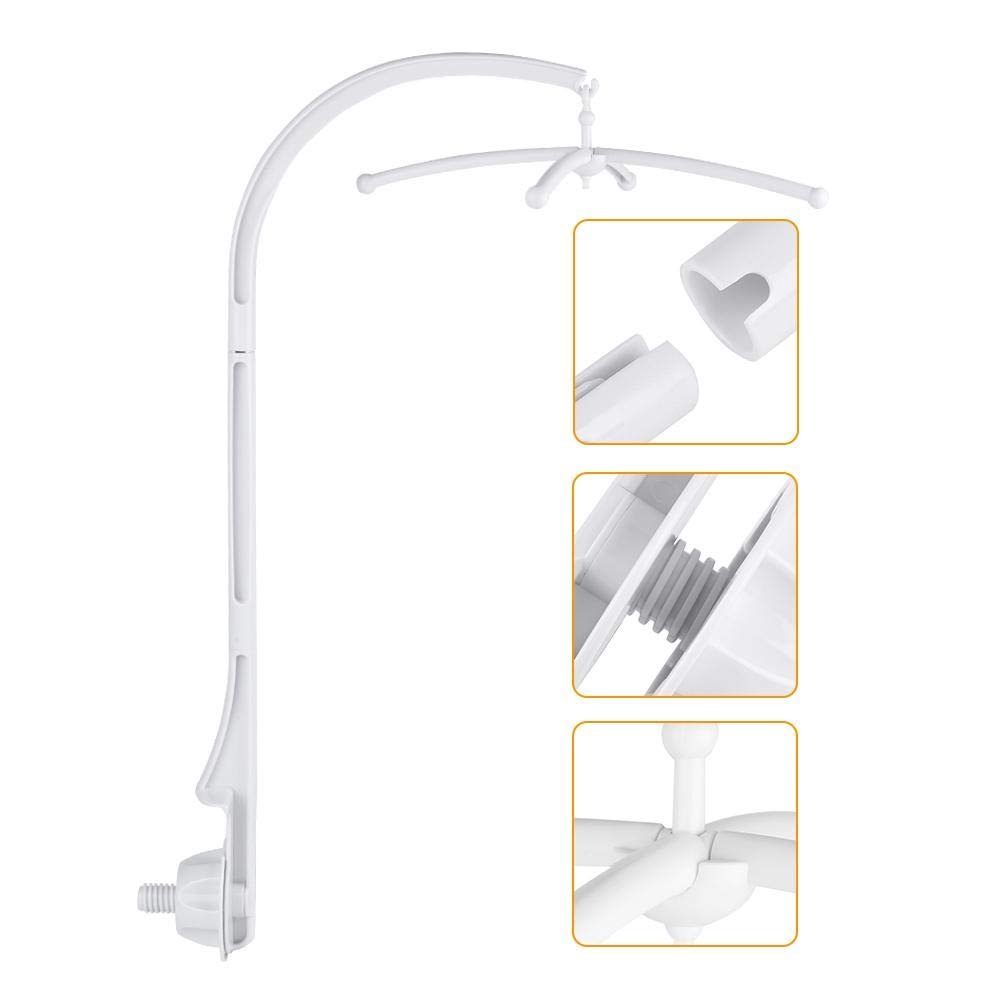 Soporte de Campana de Cuna de Bebé con Agujeros para Juguete y Caja de Música
