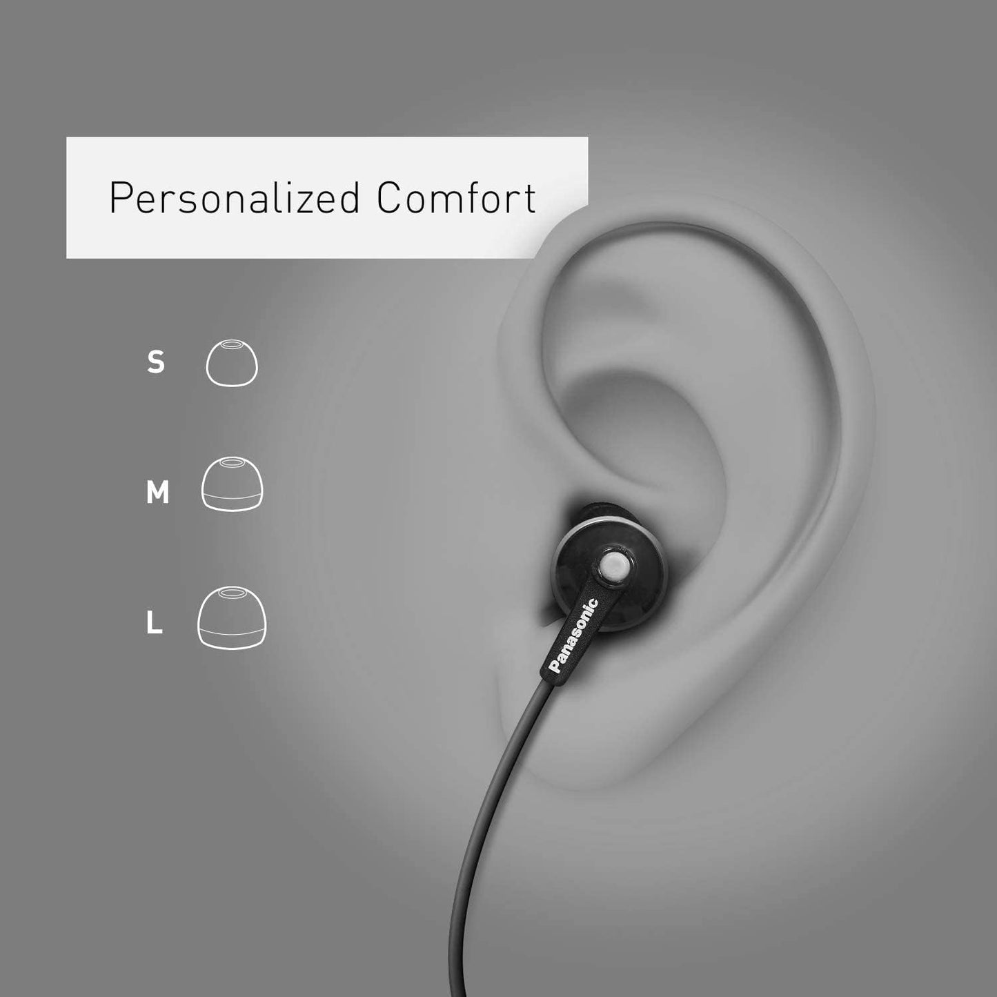 Auriculares In-ear Panasonic Negro RP-HJE120-K