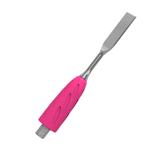 Staleks Combo Uniq 18: Empujador Plano Recto Para Mango Modular, Ideal Para La Zona De Los Senos Paranasales Y El Cuidado De Cutículas.