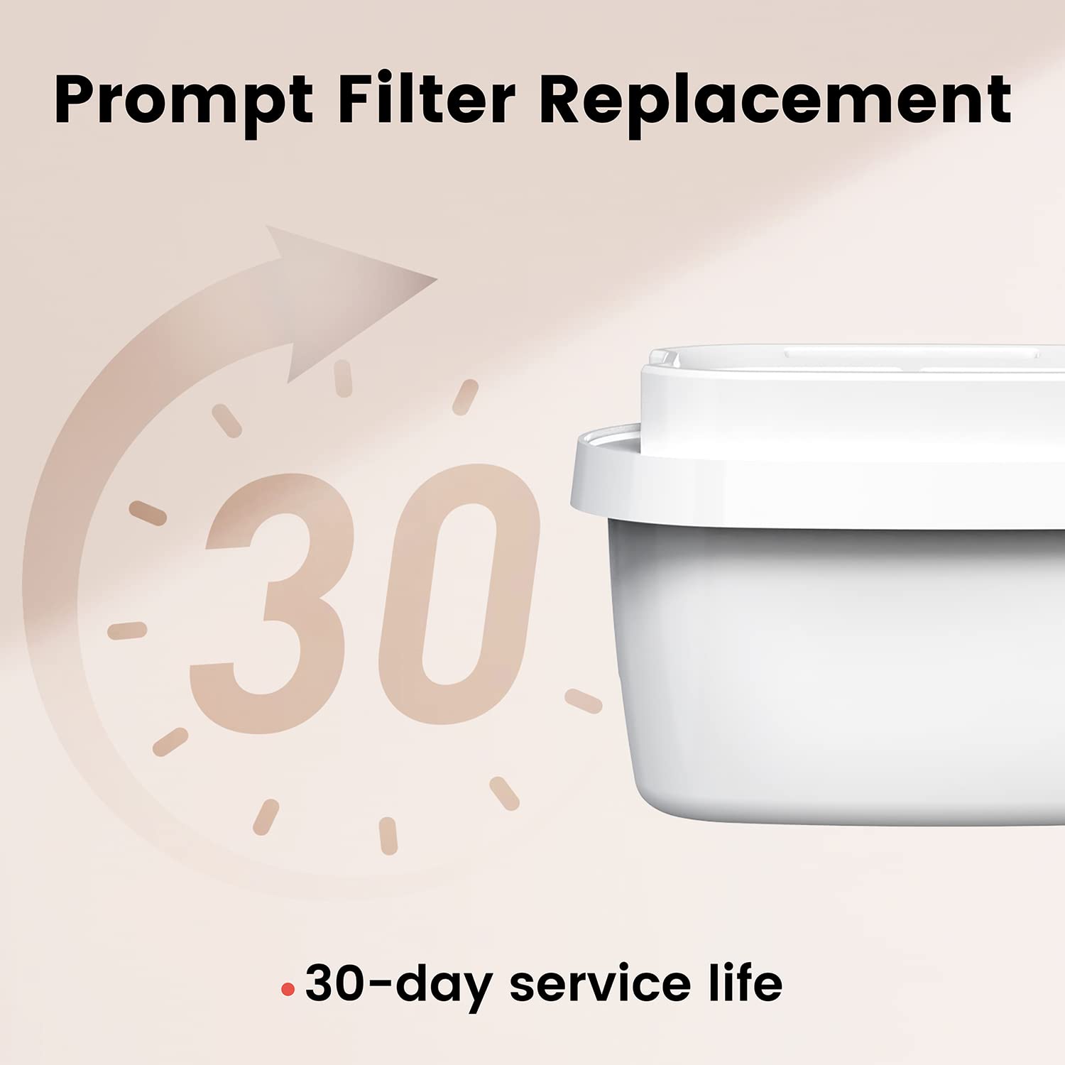 Filtros Pawaii Inalámbricos para Fuente de Agua para Gatos 66 Onzas NSF Paquete de 6