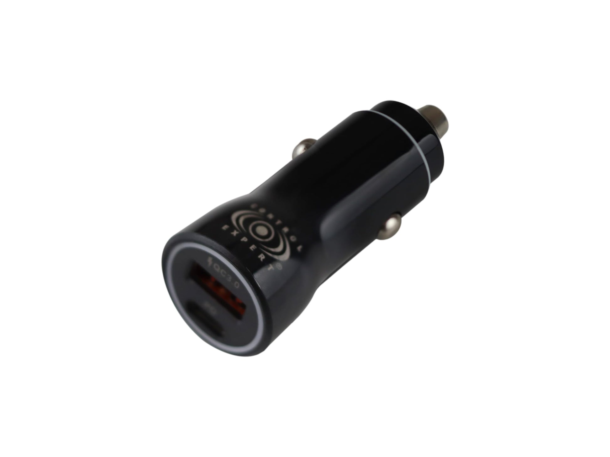 CONTROL EXPERT Turbo Cargador USB y Tipo C para Auto 38W Ultra Rápido (Negro)