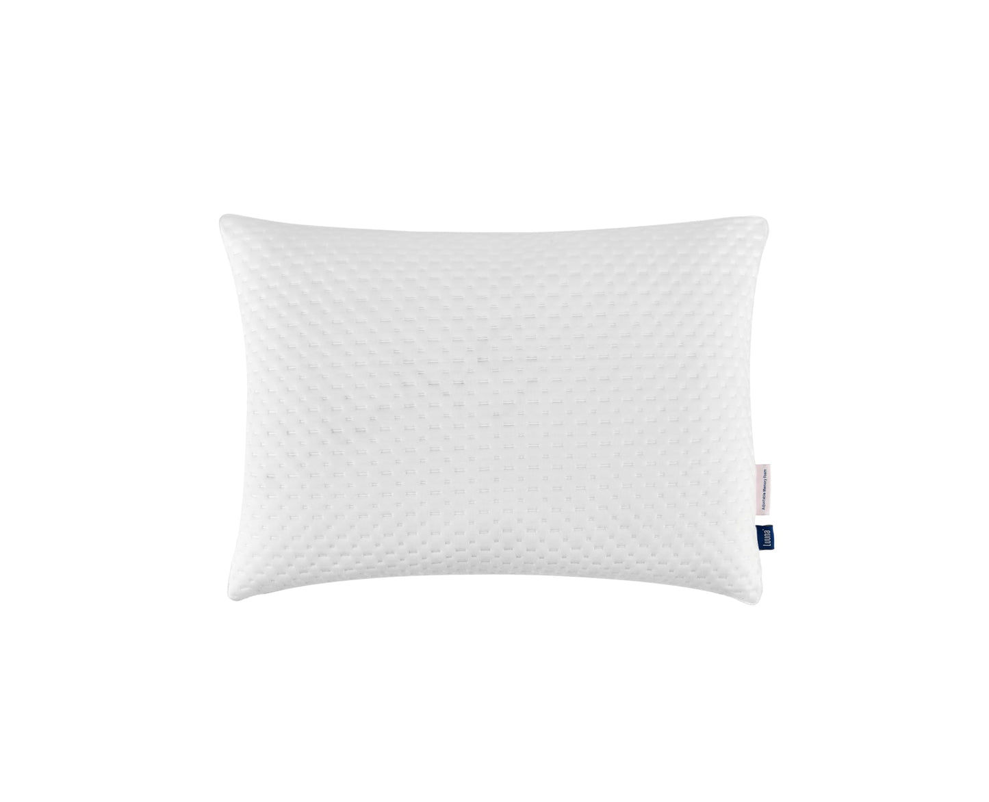 Luuna Almohada Ajustable Suave con Espuma de Memoria, Estándar 64 x 46 cm, Relleno 100% Memory Foam Triturado, Funda Lavable, Suavidad y Frescura Garantizada para tu Descanso, Hecho en México