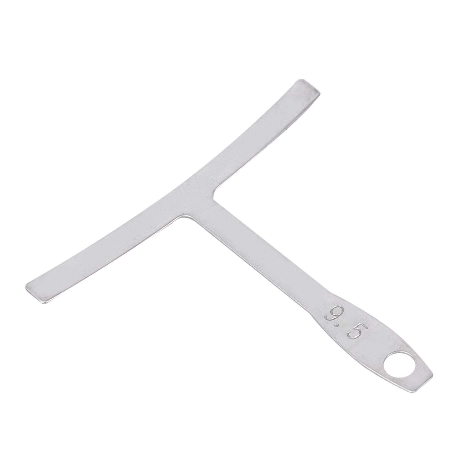 Calibres de cuerda, calibre de radio de guitarra de metal profesional preciso para guitarra para puente, diapasón, sillín para bajo